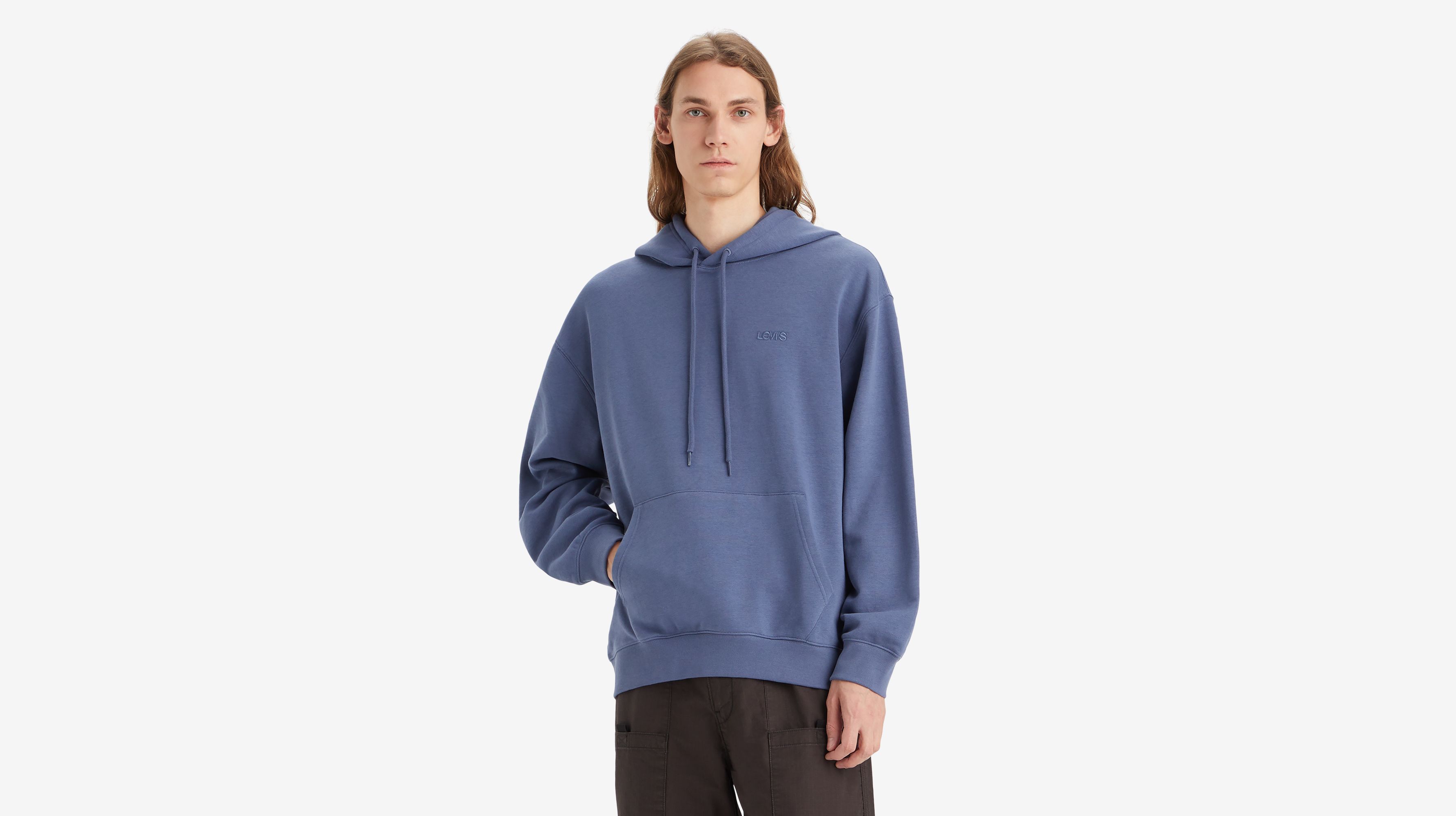 Sweat à capuche Sweats - Vintage Indigo X - Bleu
