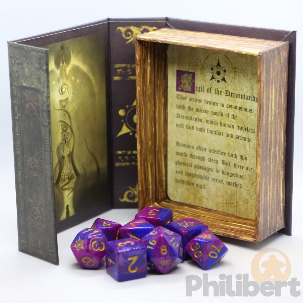 Set de 9 Dés JDR Elder Dice: Sigil of the Dreamlands (Nebula)
