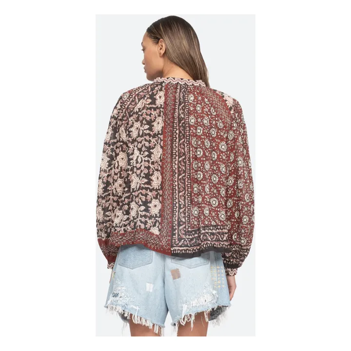 Sea NY Blouse Brodée Danae | Bordeaux