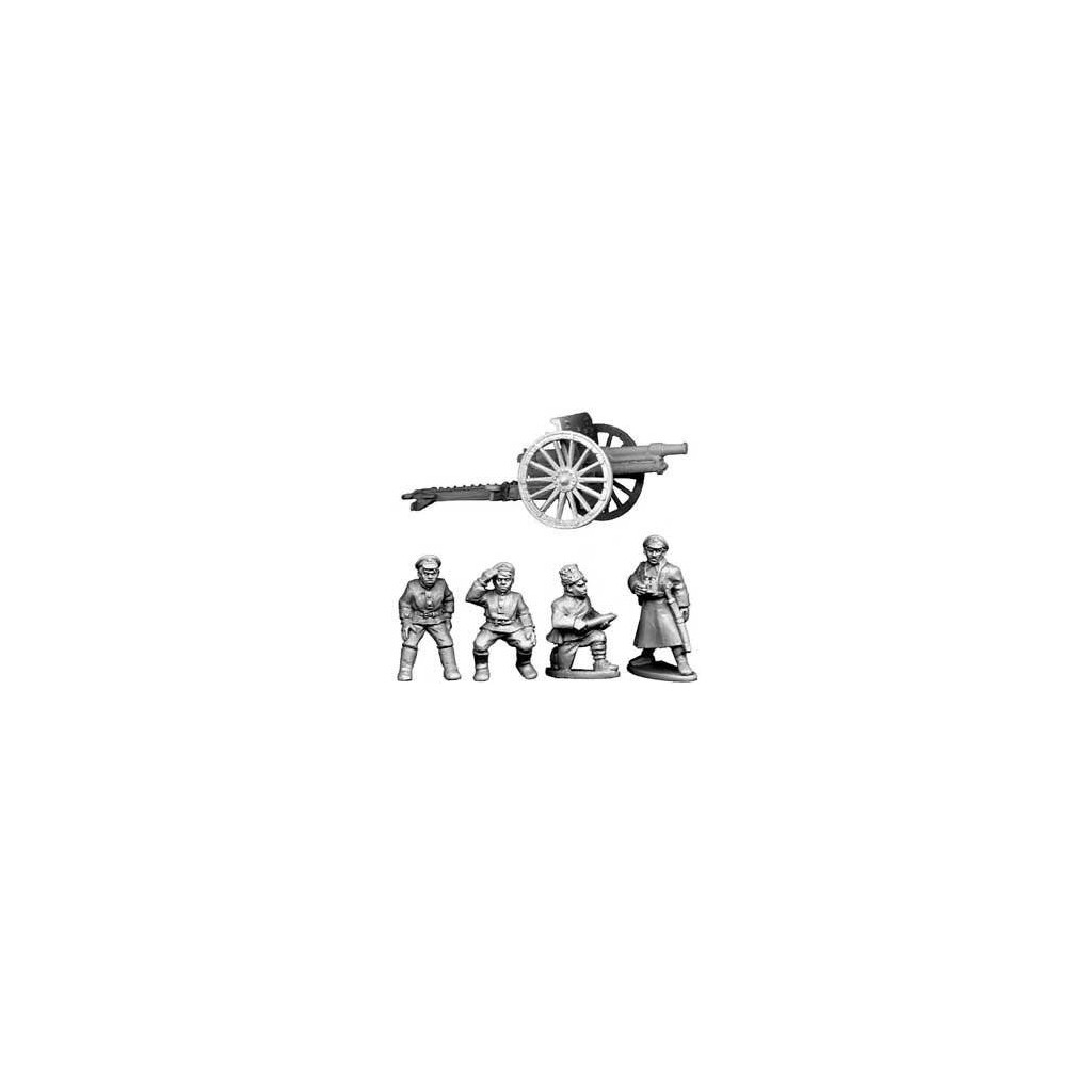 Bolshevik Field Gun and Crew