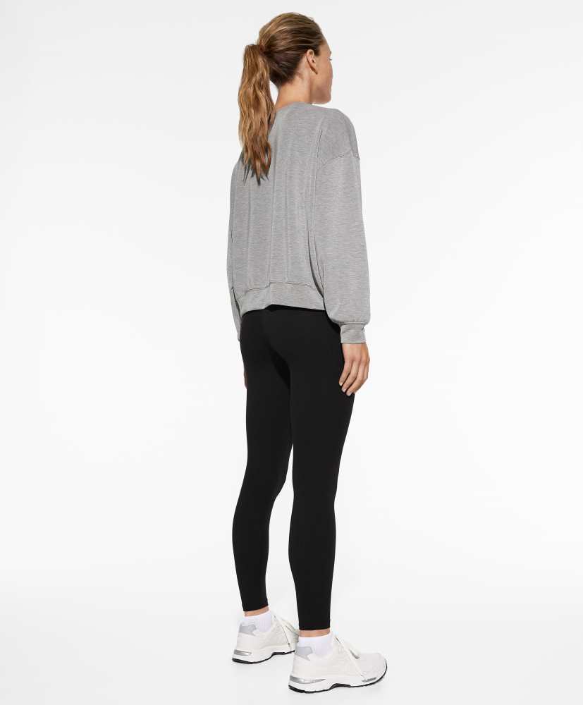 Moletom cropped de modal