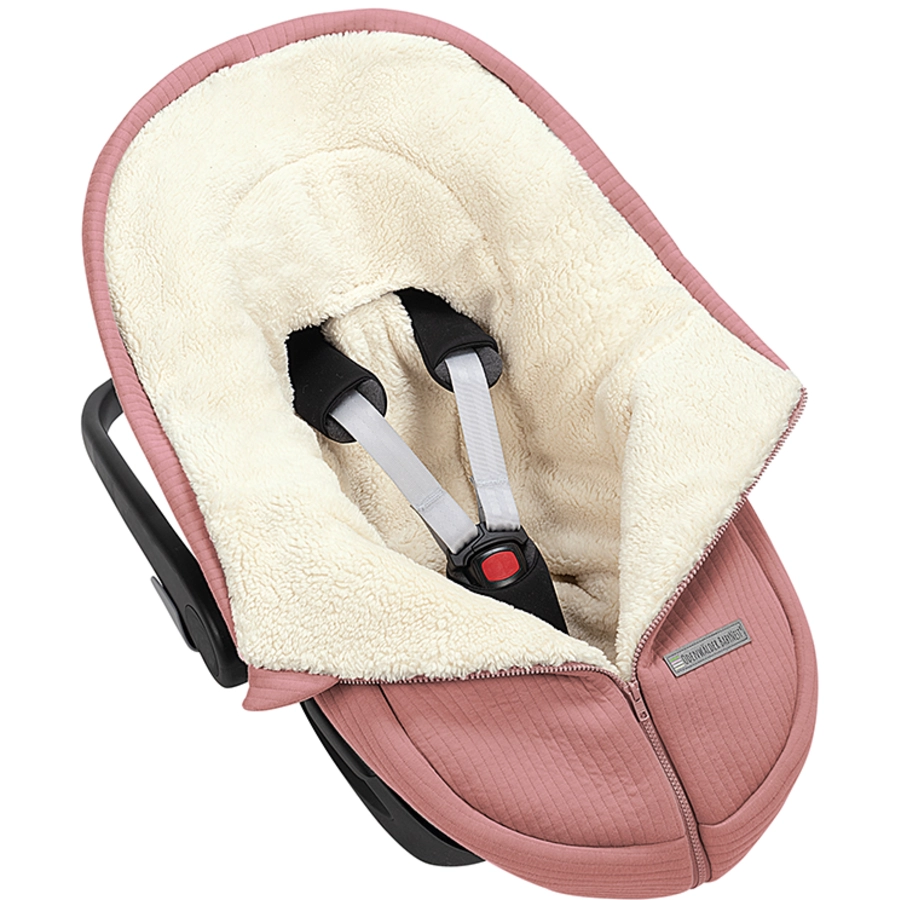 odenwälder Fußsäckchen BabyNest Sweat mustard