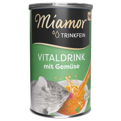 Miamor Trinkfein Vitaldrink für Katzen mit Gemüse 135ml