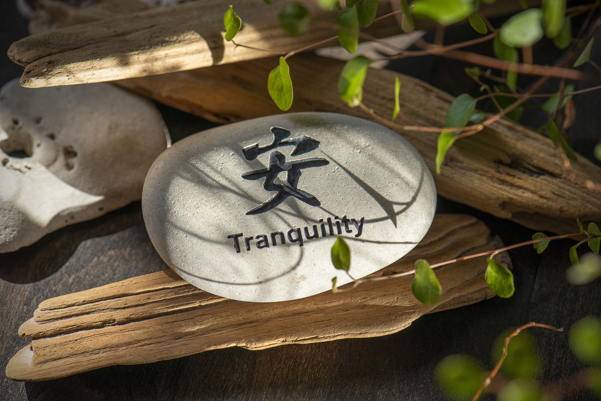 Flusskieselstein 'Tranquility', weiß, T 8 cm, B 8 cm von fischer's lagerhaus