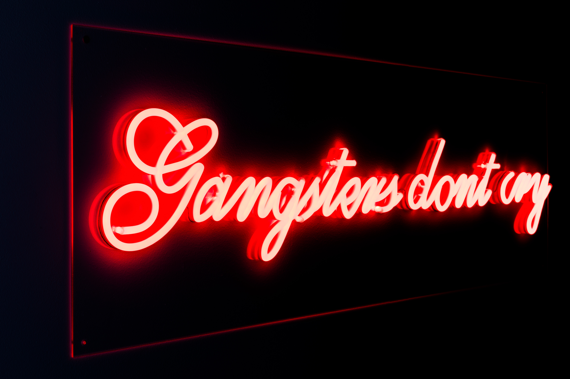 Bold Monkey wandlamp Gangsters non social sign Bold Monkey Gangsters non social sign