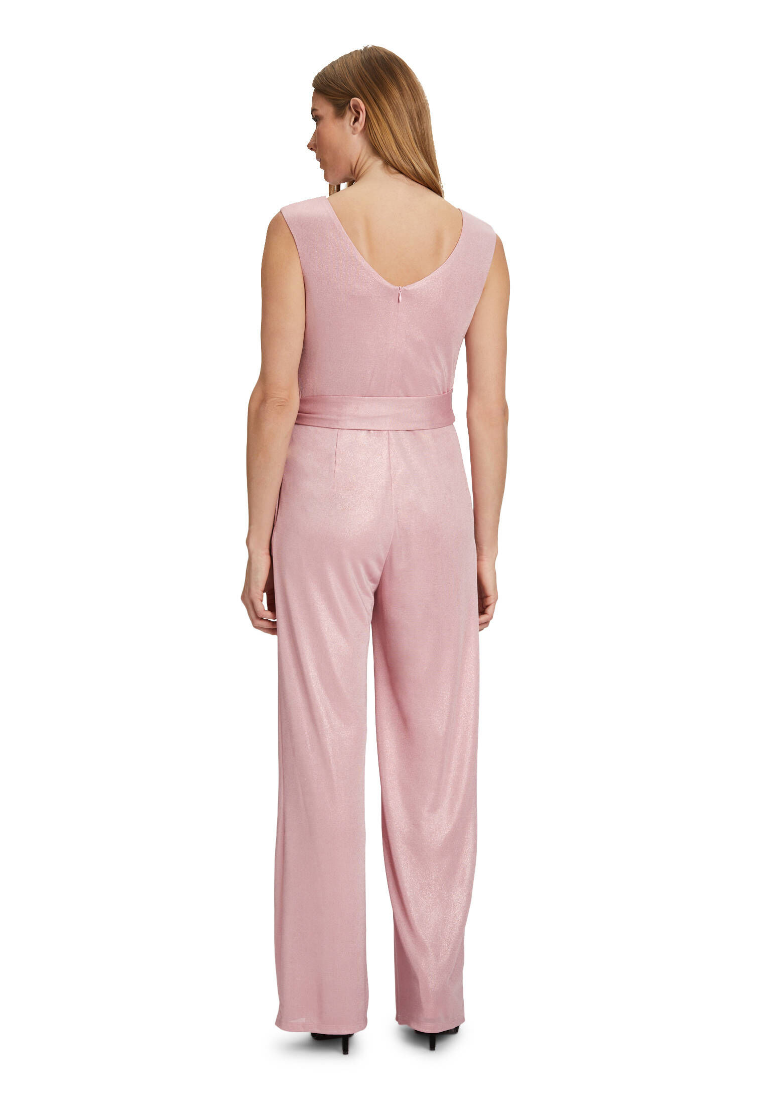 Vera Mont| Damen Jumpsuit mit Bindegürtel