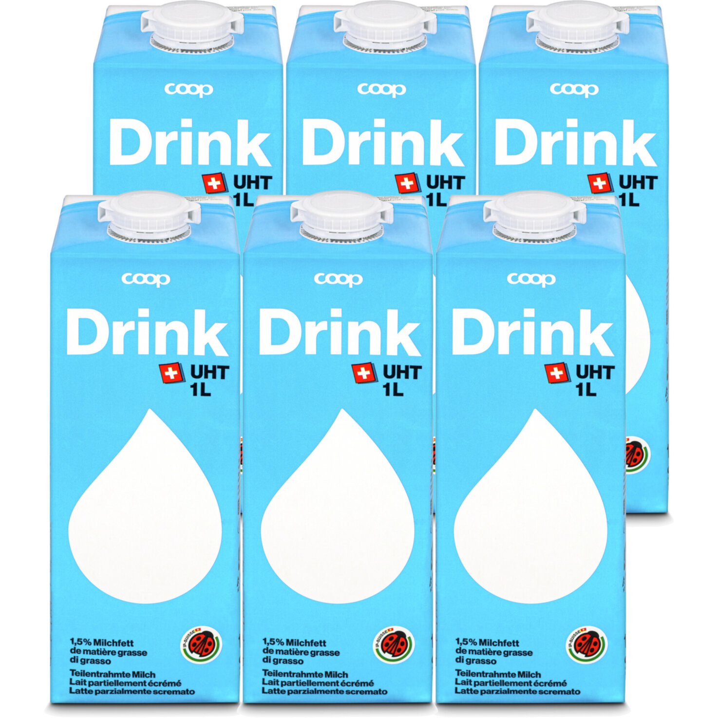 Milchdrink UHT 1.5% IP-Suisse 6x1l