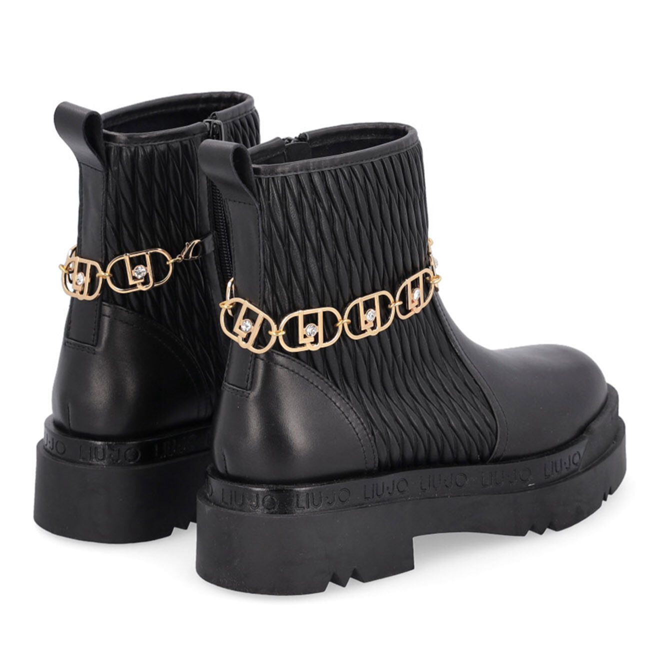 Liu-Jo Boots en Cuir Hélèna noires