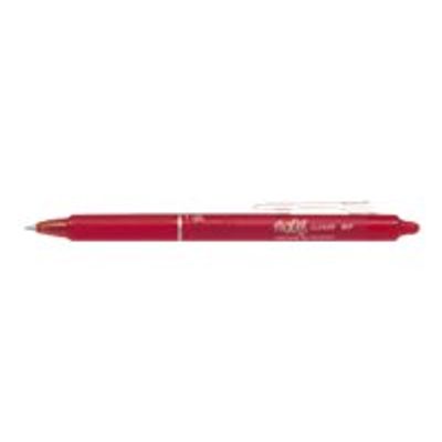 Pilot Frixion Ball Clicker - Pack de 12 rollers effaçables - 0,7 mm - rouge
