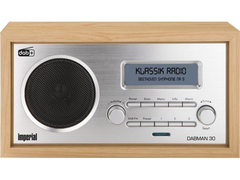 Imperial DAB  Radio Dabman 30 Braun DAB -Radio im Retro-Design