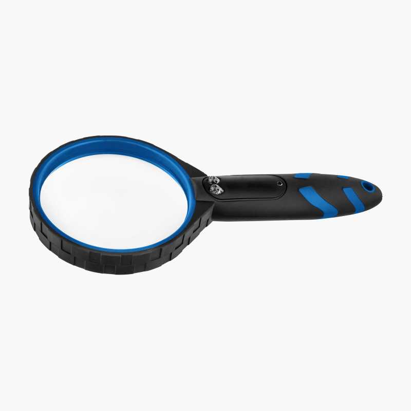 Forstørrelsesglass med LED-lys