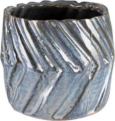 TS bloempot Daniel blauw D 8 H 8 cm