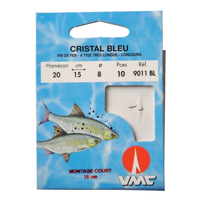 Hamecon Monte Coup Vmc Cristal Bleu - 15Cm - Par 10