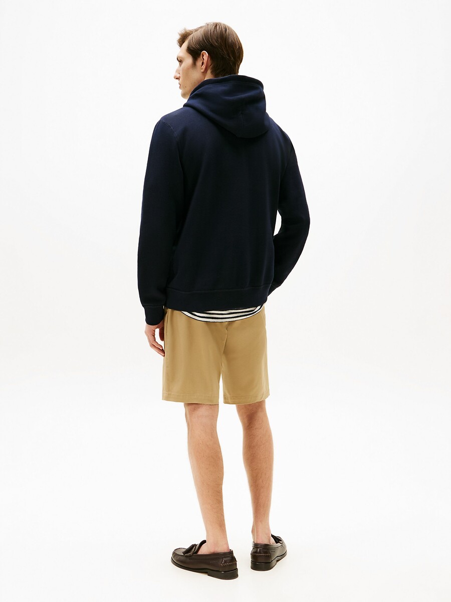 TOMMY HILFIGER<br>Moletom com capuz de gola redonda
