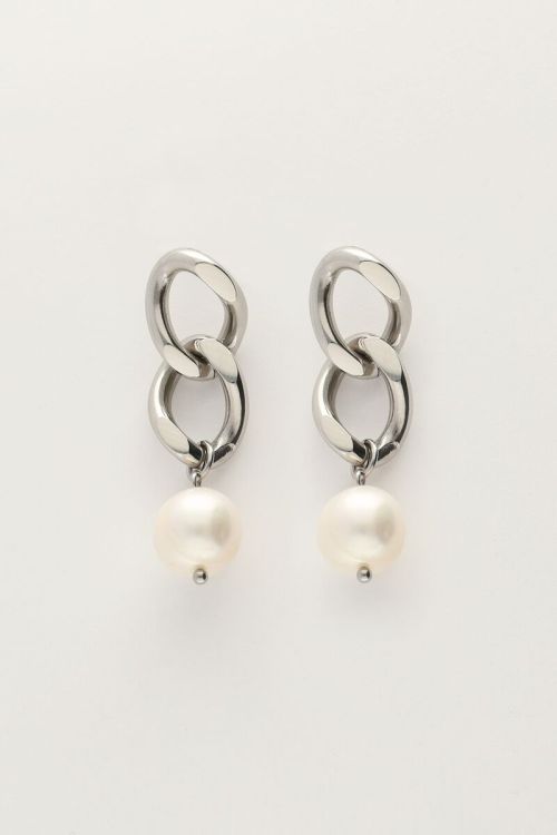 Oorhangers schakel & parel