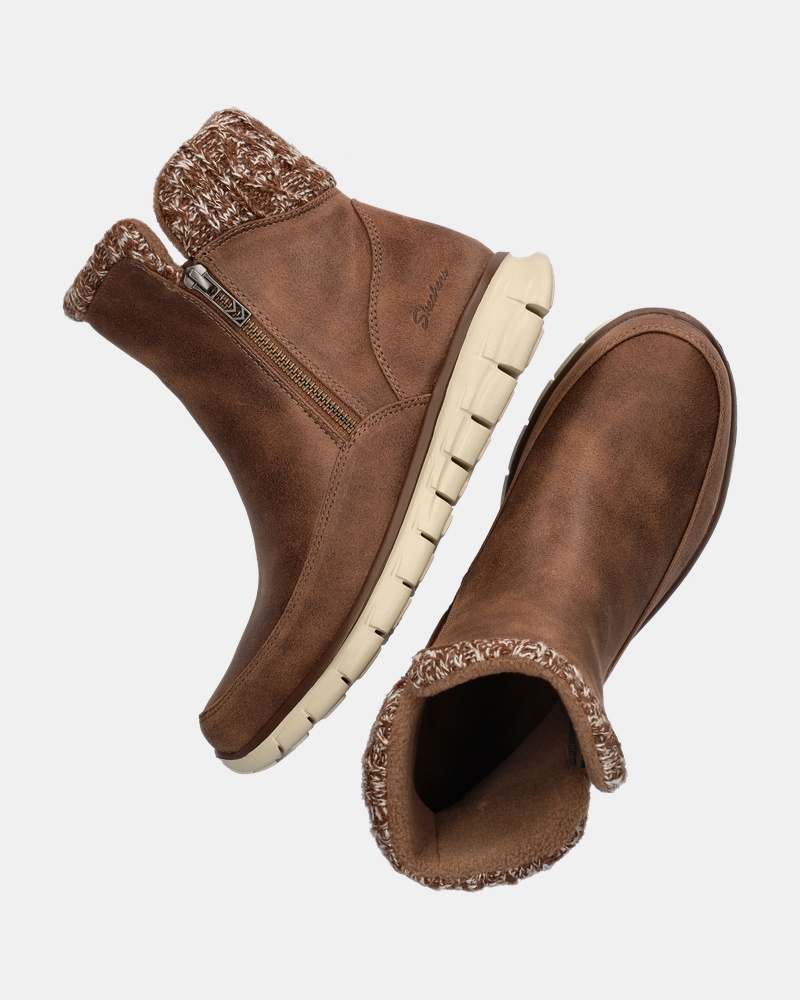 Skechers Synergy Rits- & gesloten boots  - bruin