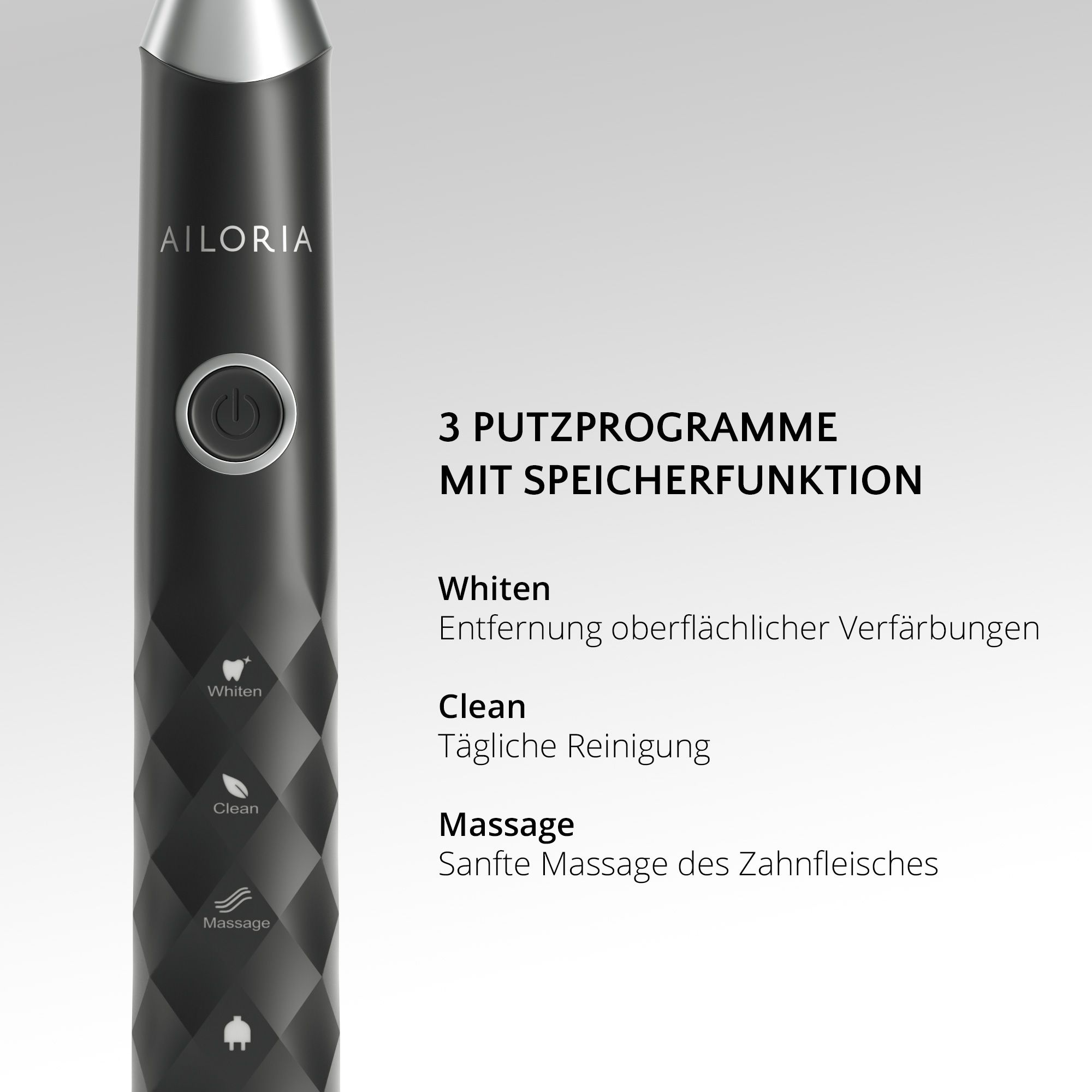 AILORIA SHINE BRIGHT USB-Schallzahnbürste
