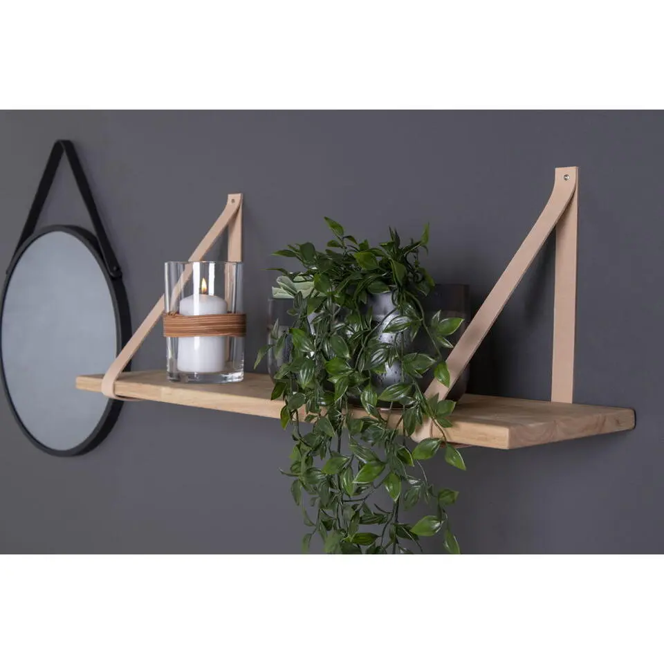 Housenordic Wandplank Forno - 120 x 20 cm - Bruin