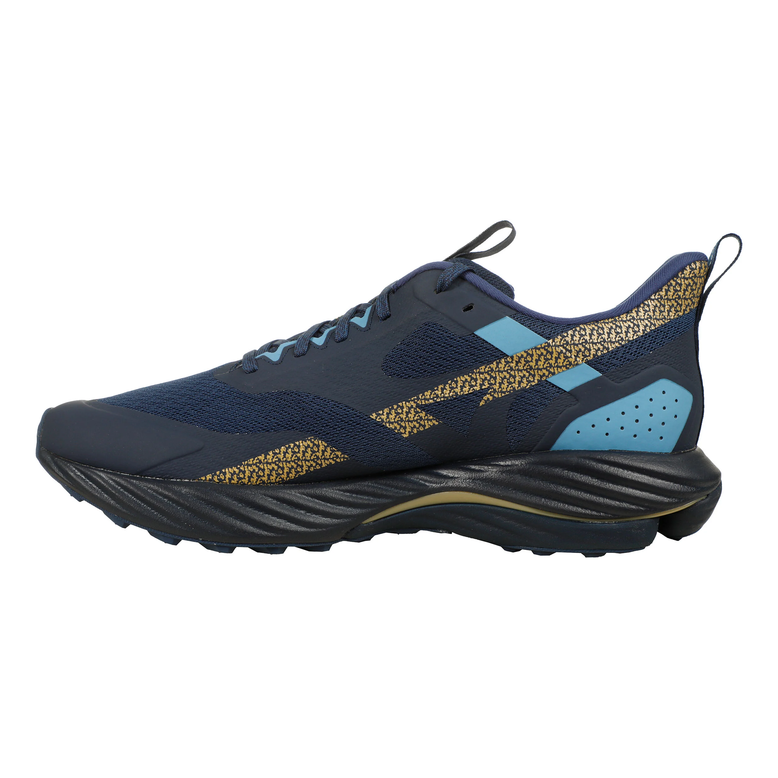 Mizuno Wave Rider TT 2 Chaussure Trail Hommes - Bleu , Or