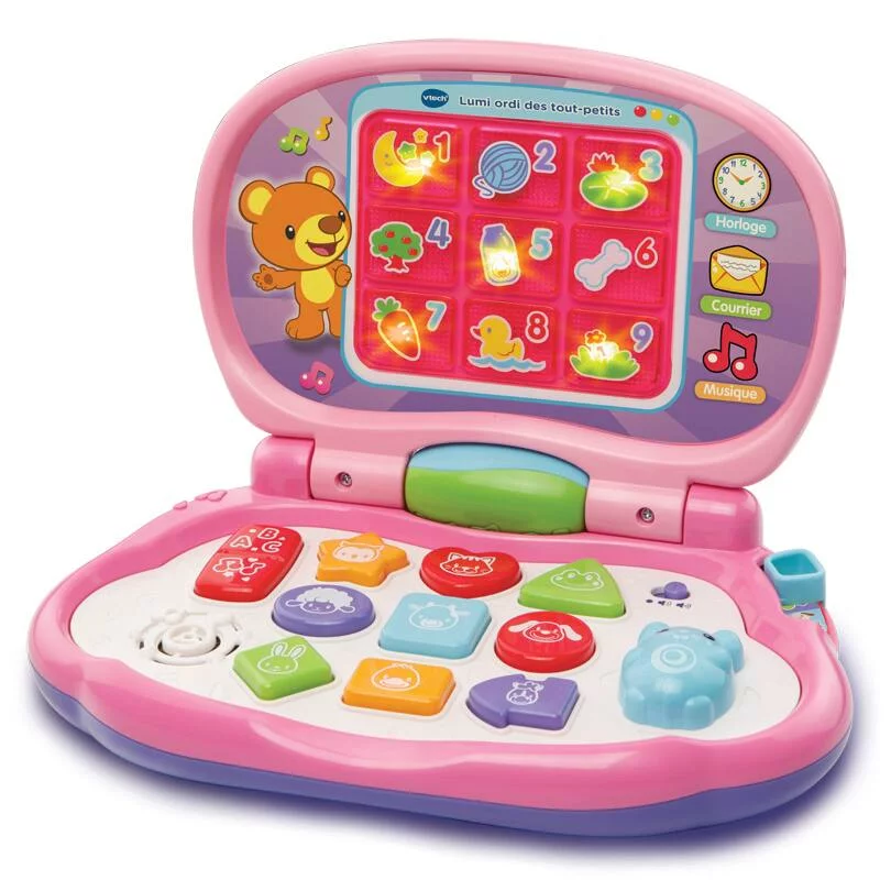 ORDINATEUR LUMI ORDI DES TOUT PETITS ROSE