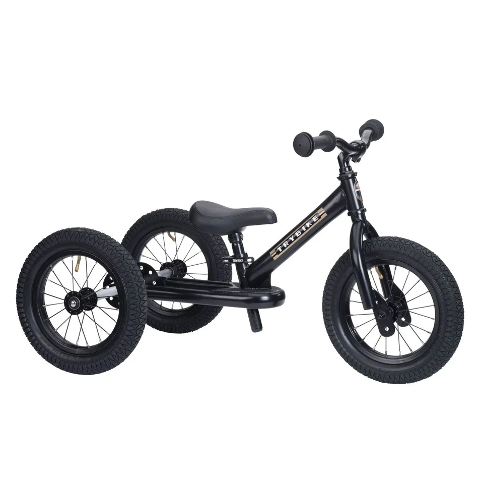 Trybike - løbecykel, 3 hjulet, Sort