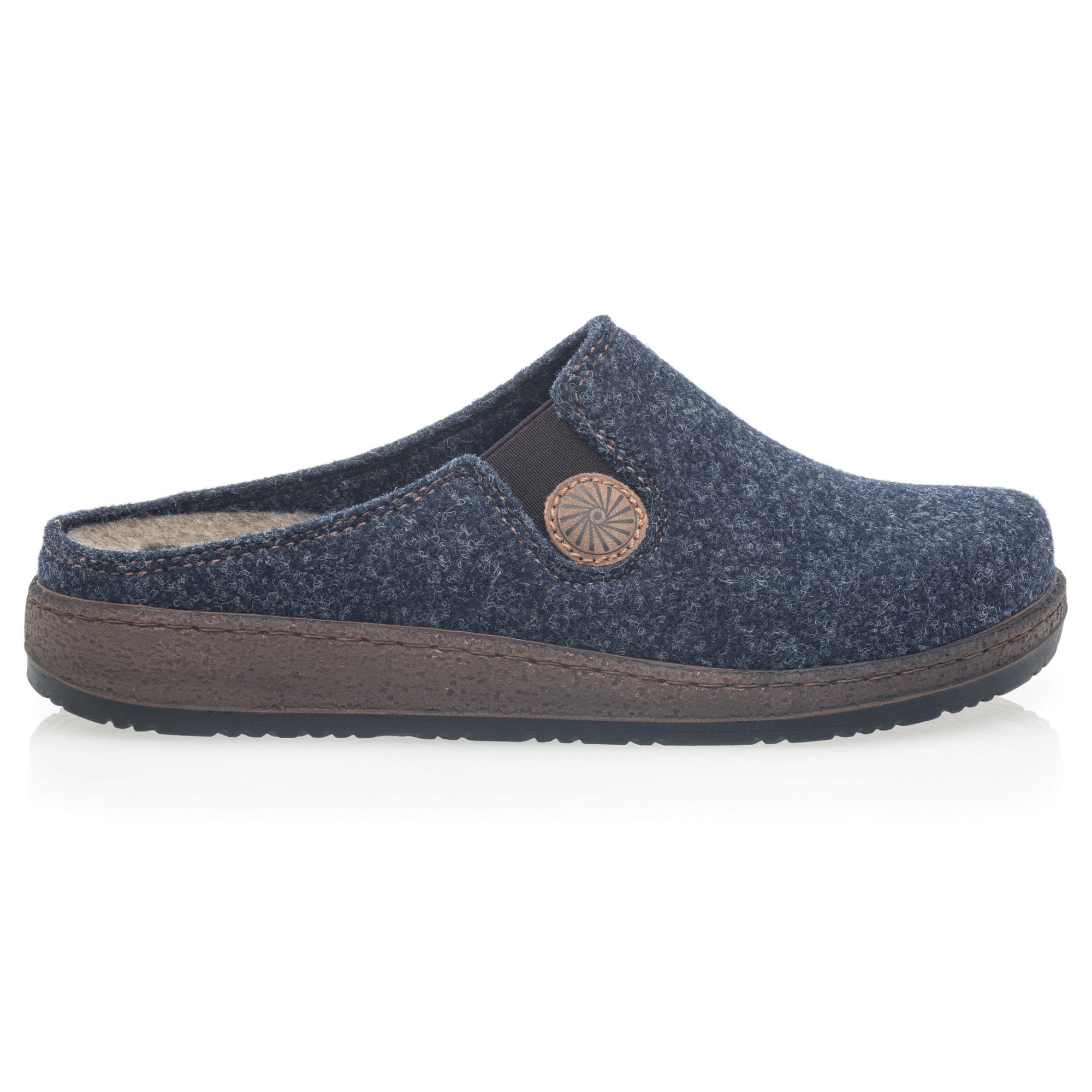 Pantoufles mules Femme bleu marine