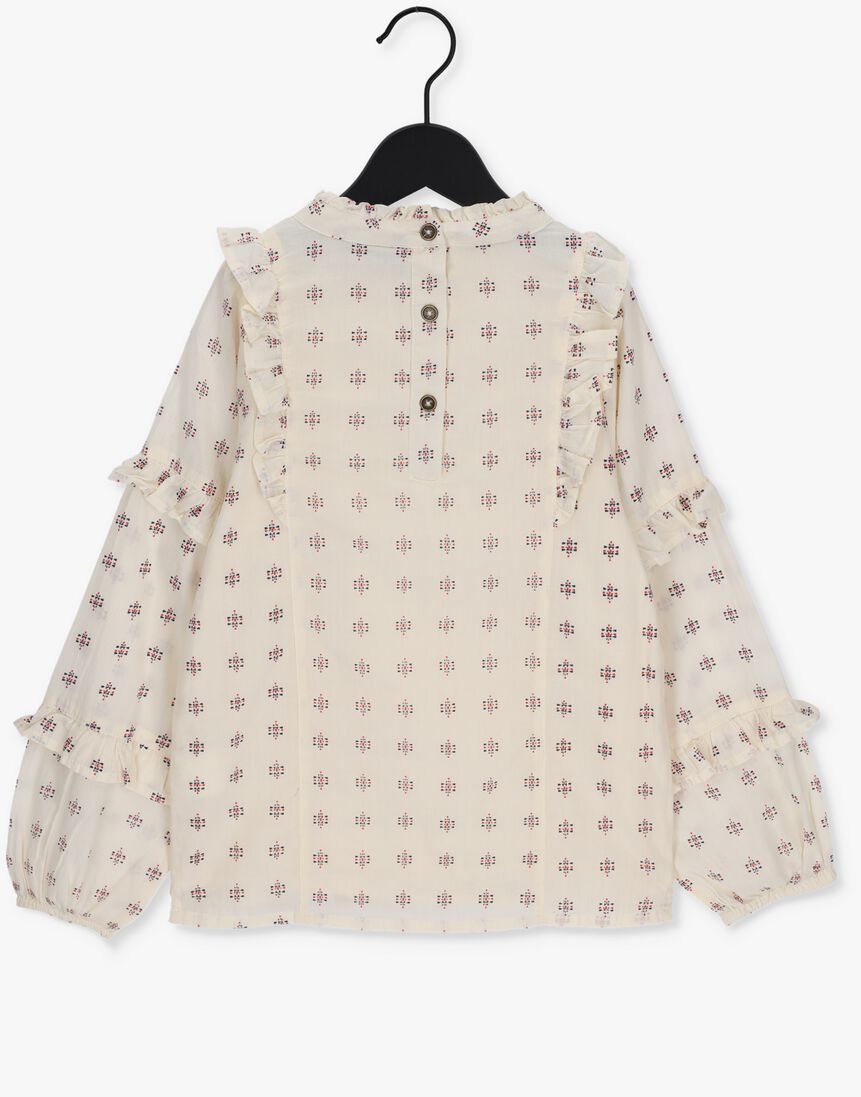 LIKE FLO creme like flo blouse f208-5140