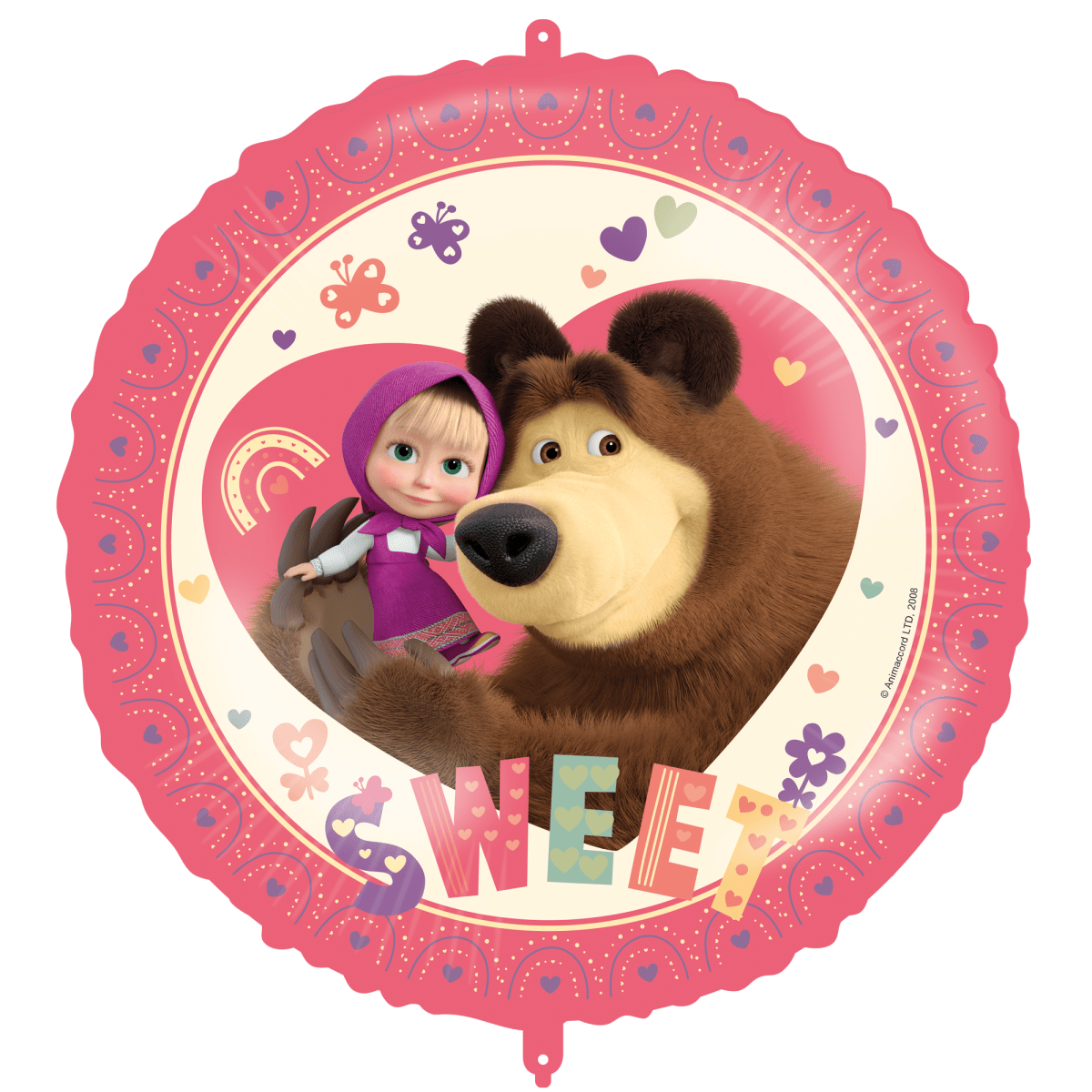 Masha En De Beer Helium Ballon Leeg 46cm