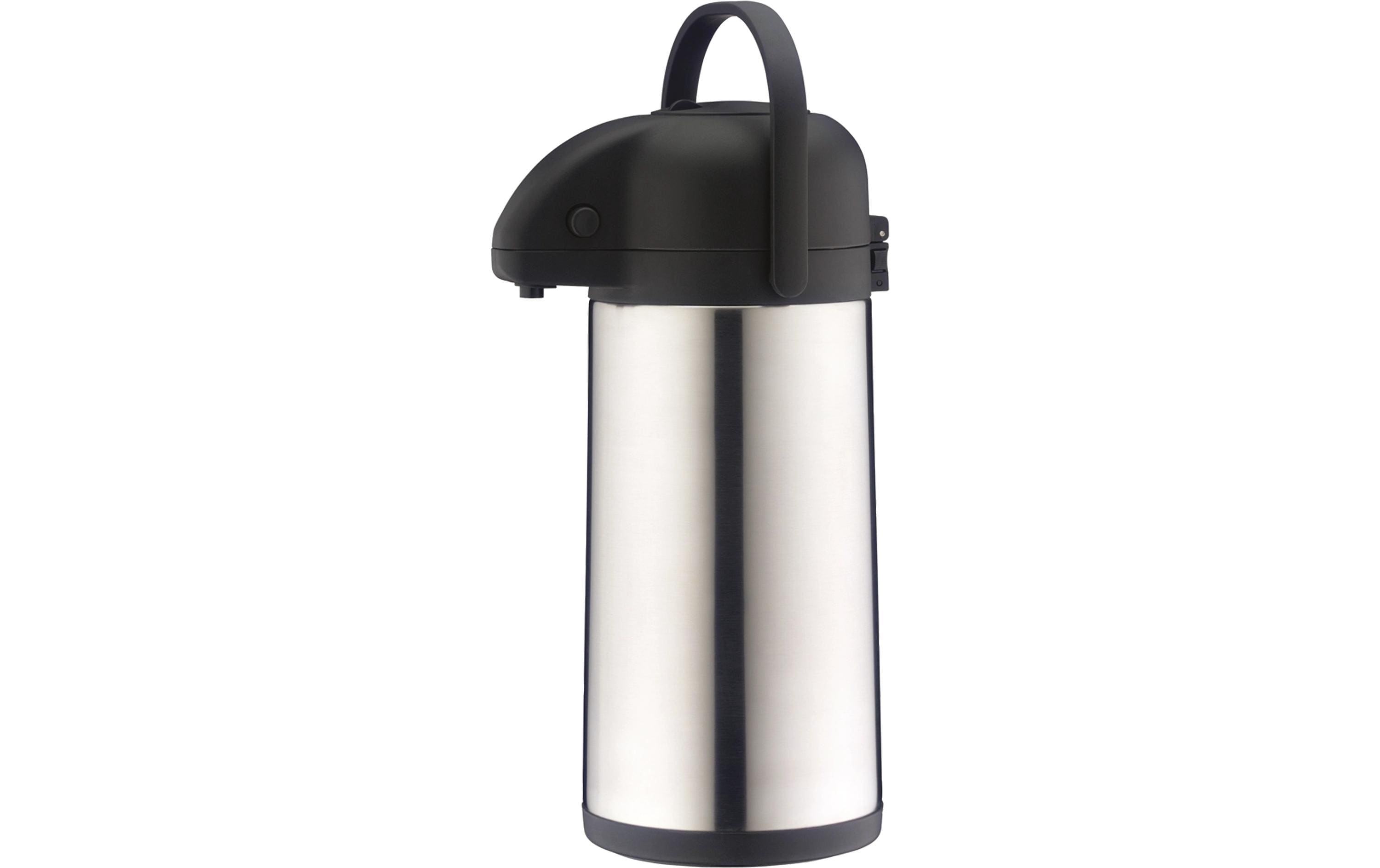 Thermoskanne TT 2500 ml, Schwarz/SilberKaraffe aus Edelstahl