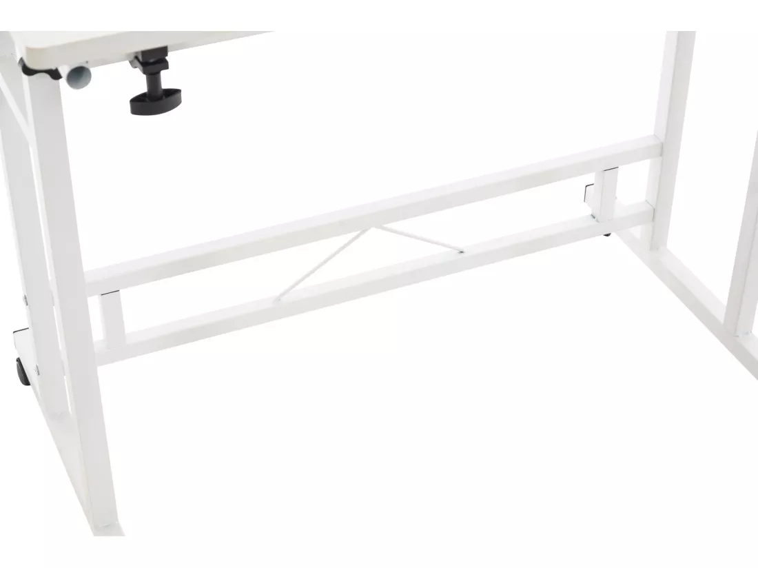 table de bureau - Bois & Métal - Blanc - Telford