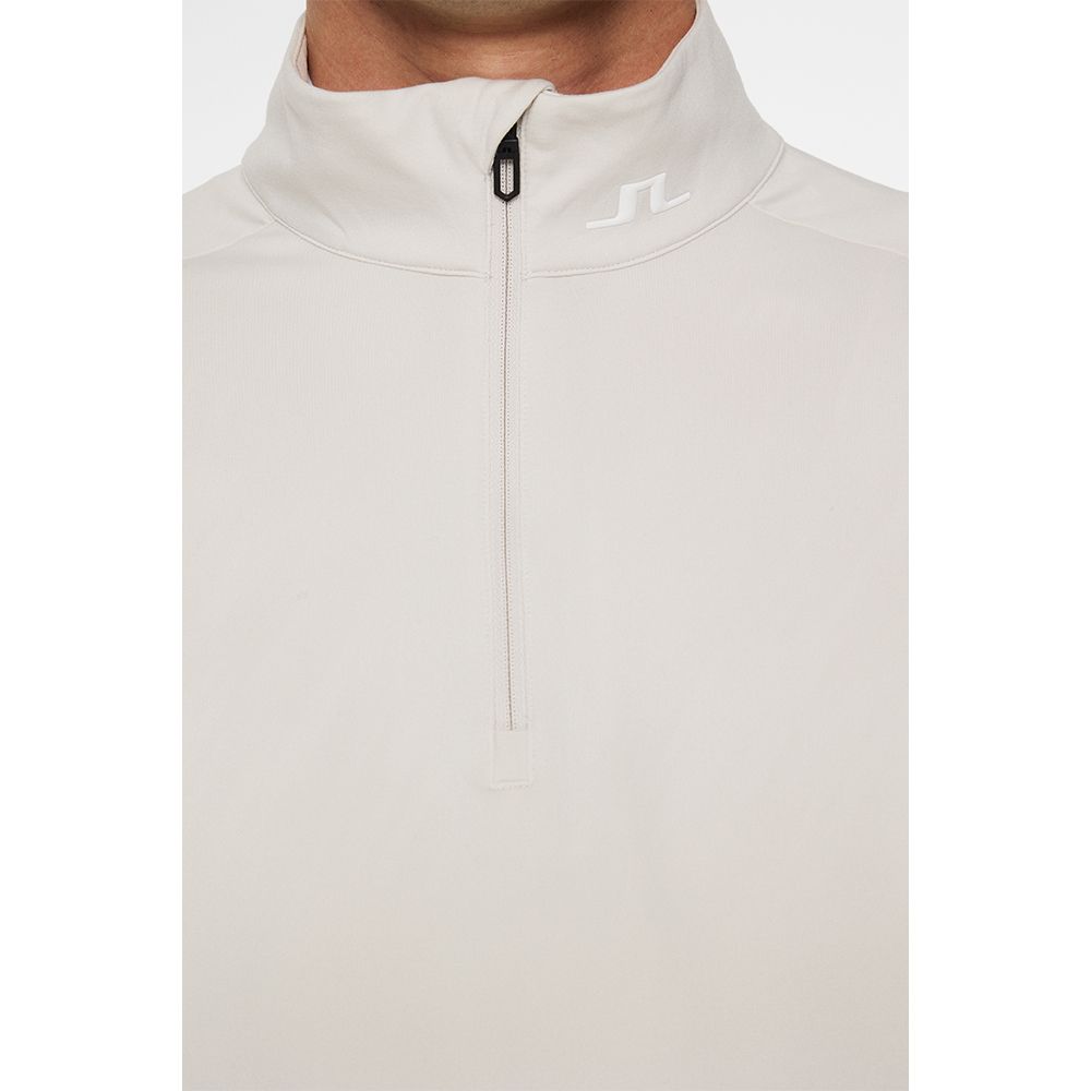 Harry Quarter Zip Genser Herre Moonbeam