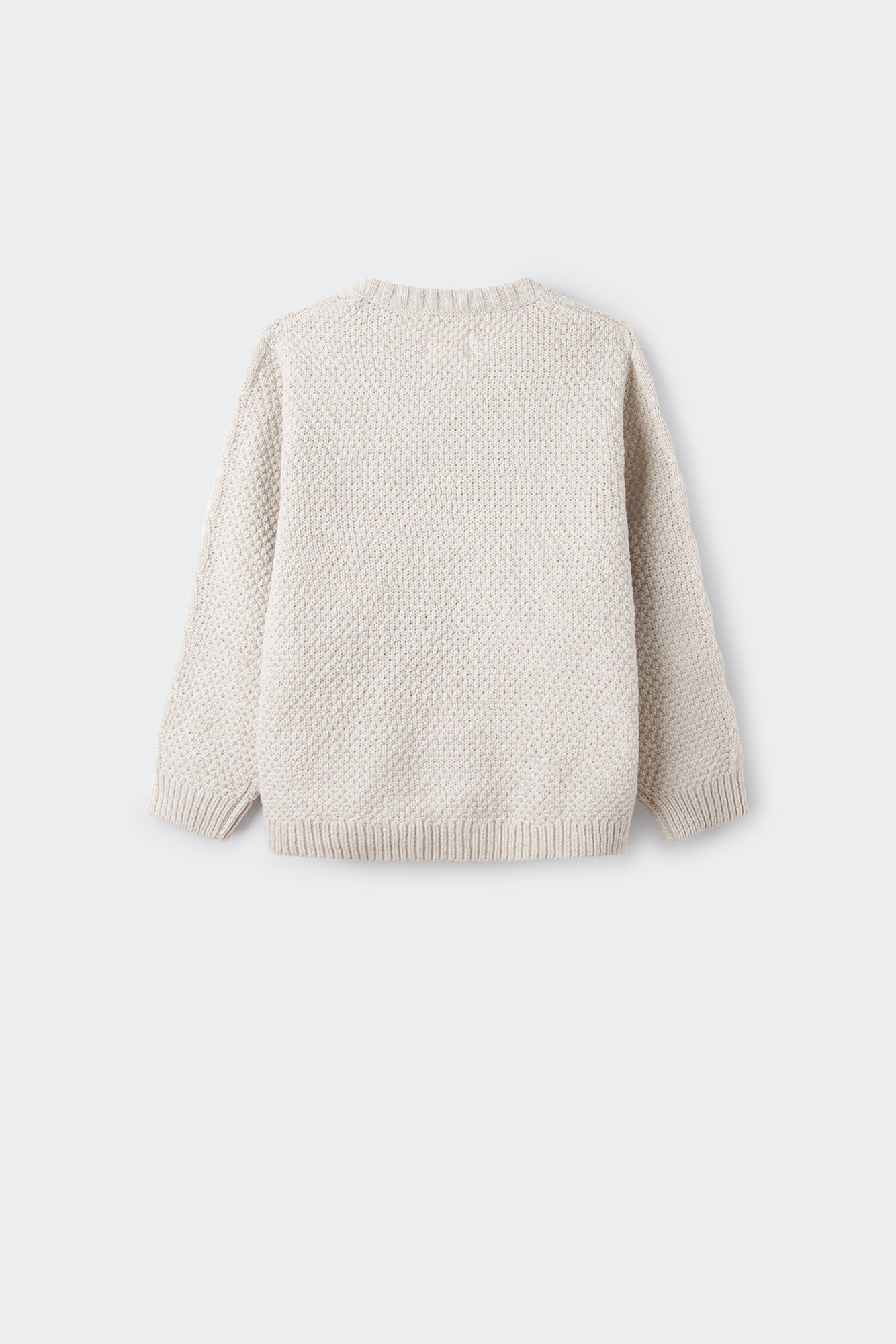 Camisa de malha trançada para menino
