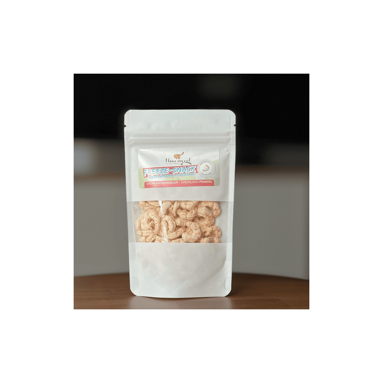 I love my cat Freeze-Snack für Katzen mit Grönlandgarnalen - 25g