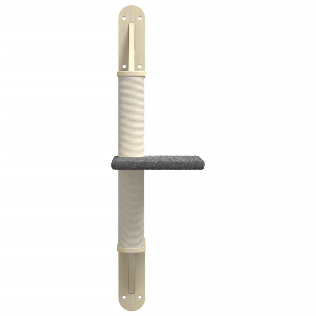 Arranhador de parede para gatos vidaXL, cinza escuro, 85,5 cm