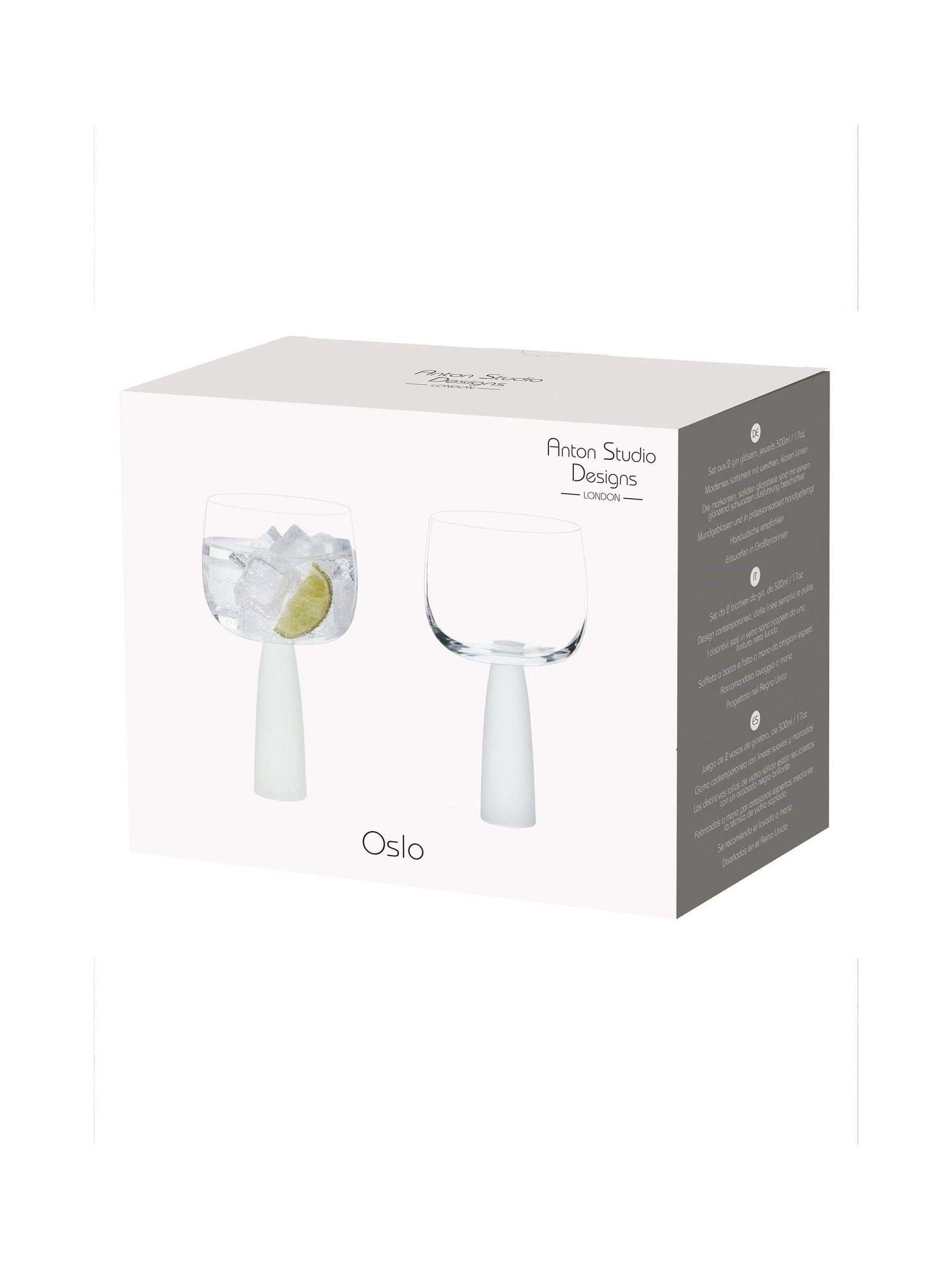 Anton Studio Designs Set of 2 Oslo Gin Glasses