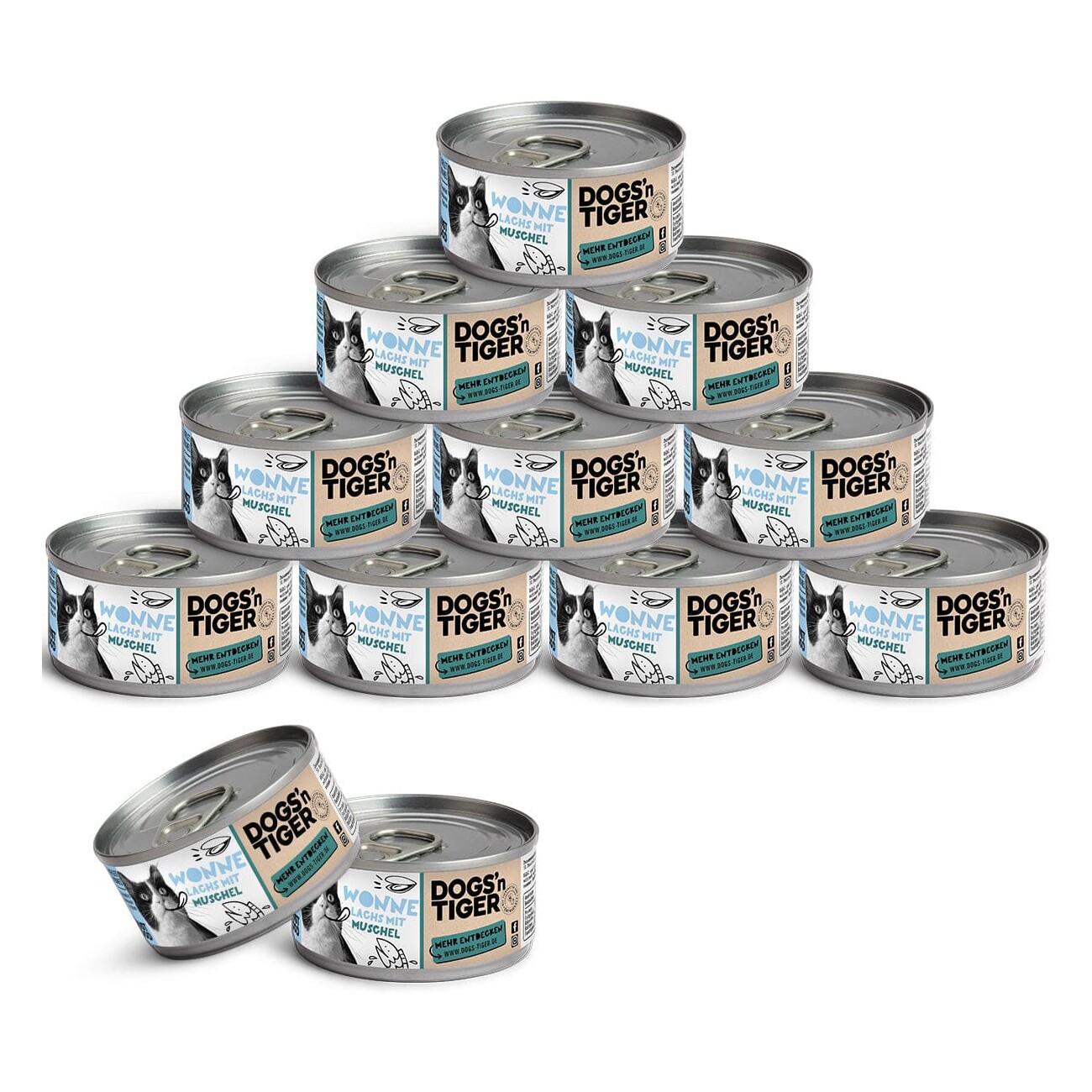 Dogs'n Tiger Katzenassfutter Wonne 12x70 g