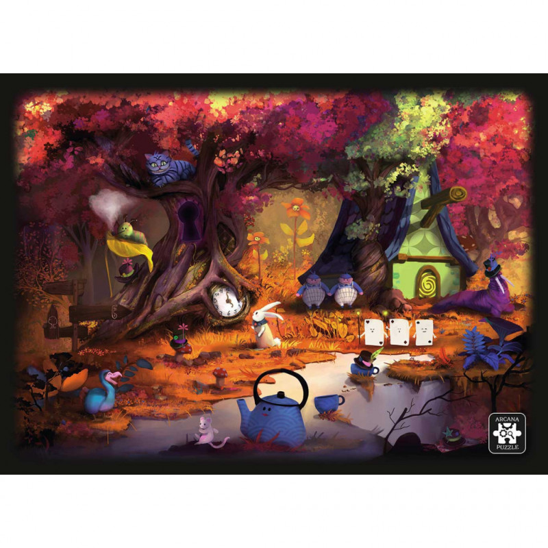 Arcana Puzzle 1000 pièces: Alice aux Pays des Merveilles