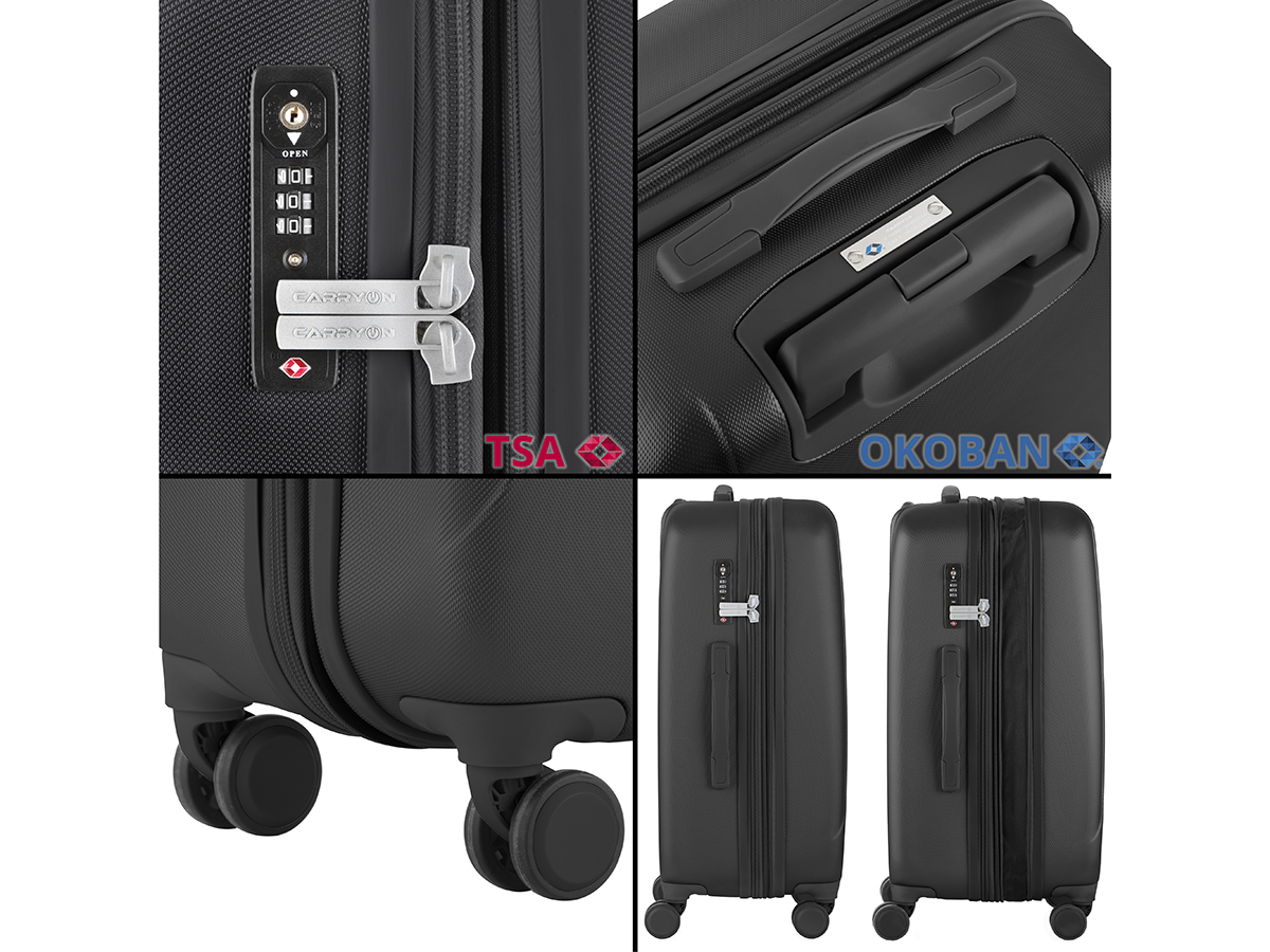 CarryOn Skyhopper 68 cm reiskoffer - Black