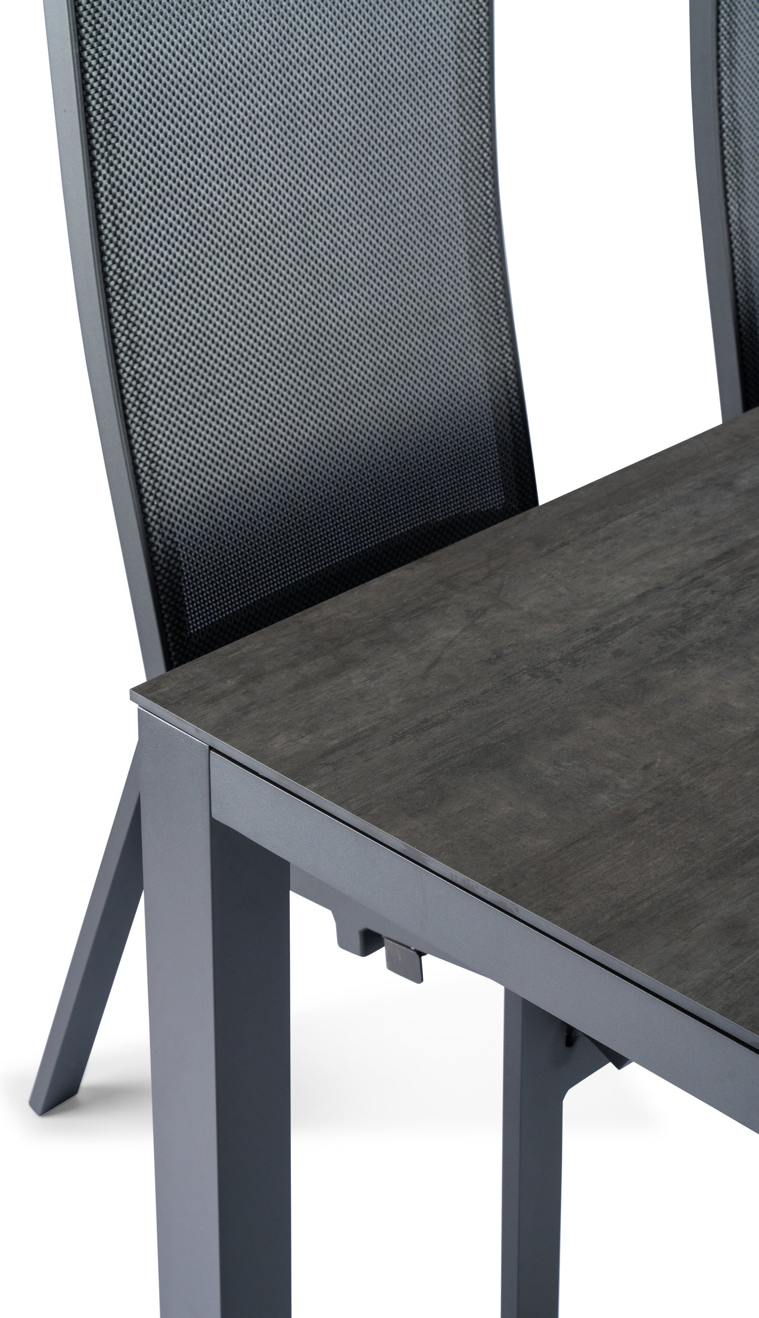Tierra Outdoor 4-zits diningset Briga grijs met Edo antraciet
