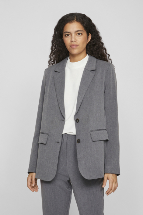 Vila grijze dames blazer
