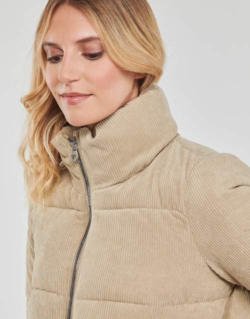 Only - ONLDOLLY CORDUROY PUFFER  CC OTW - Beige