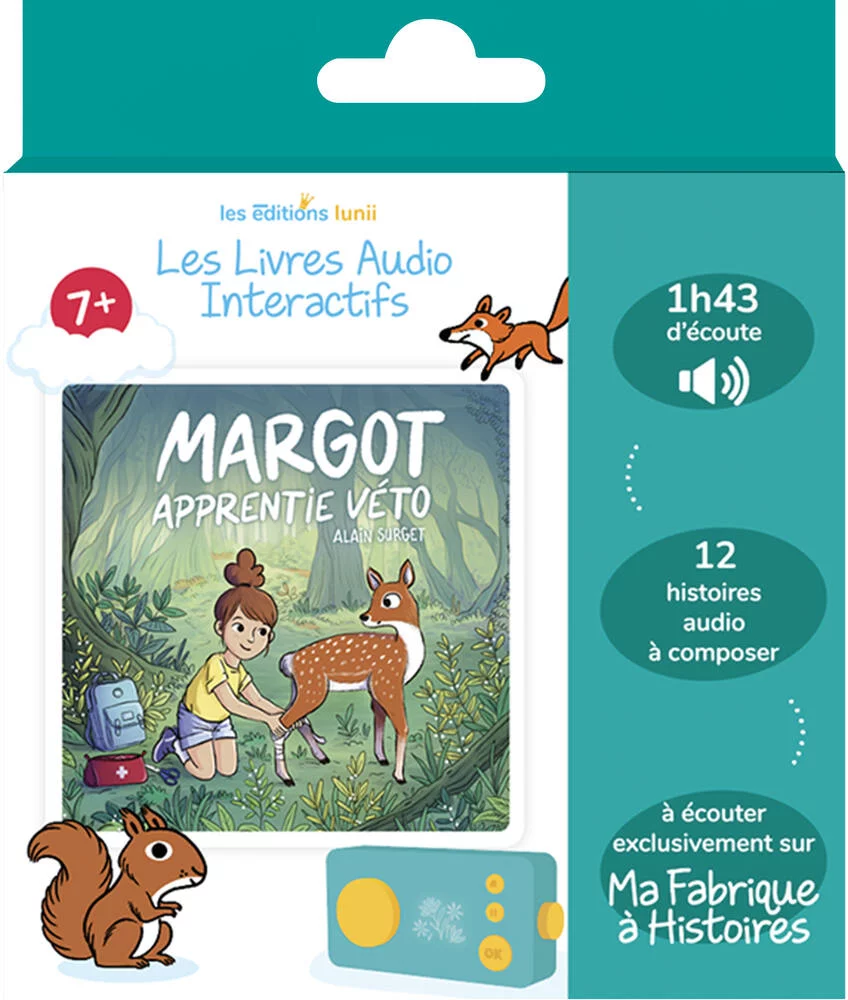 LUNII - ALBUM AUDIO INTERACTIF - MARGOT APPRENTIE VETO