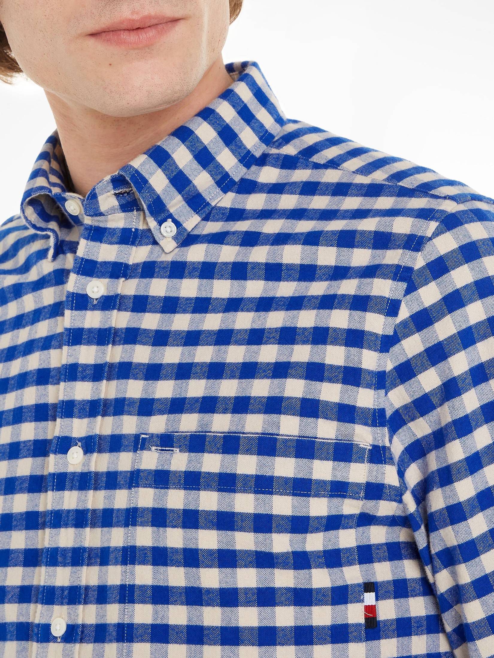 Tommy Hilfiger| Herren Hemd OXFORD BRUSHED Regular Fit
