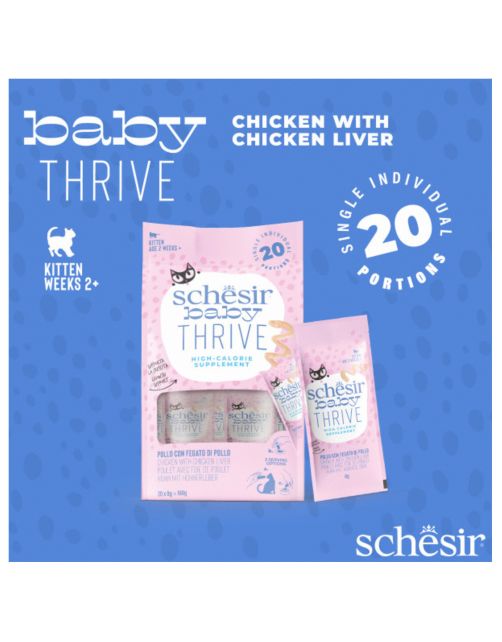 Schesir Baby Trive - Kattenvoer - Kip 160 g