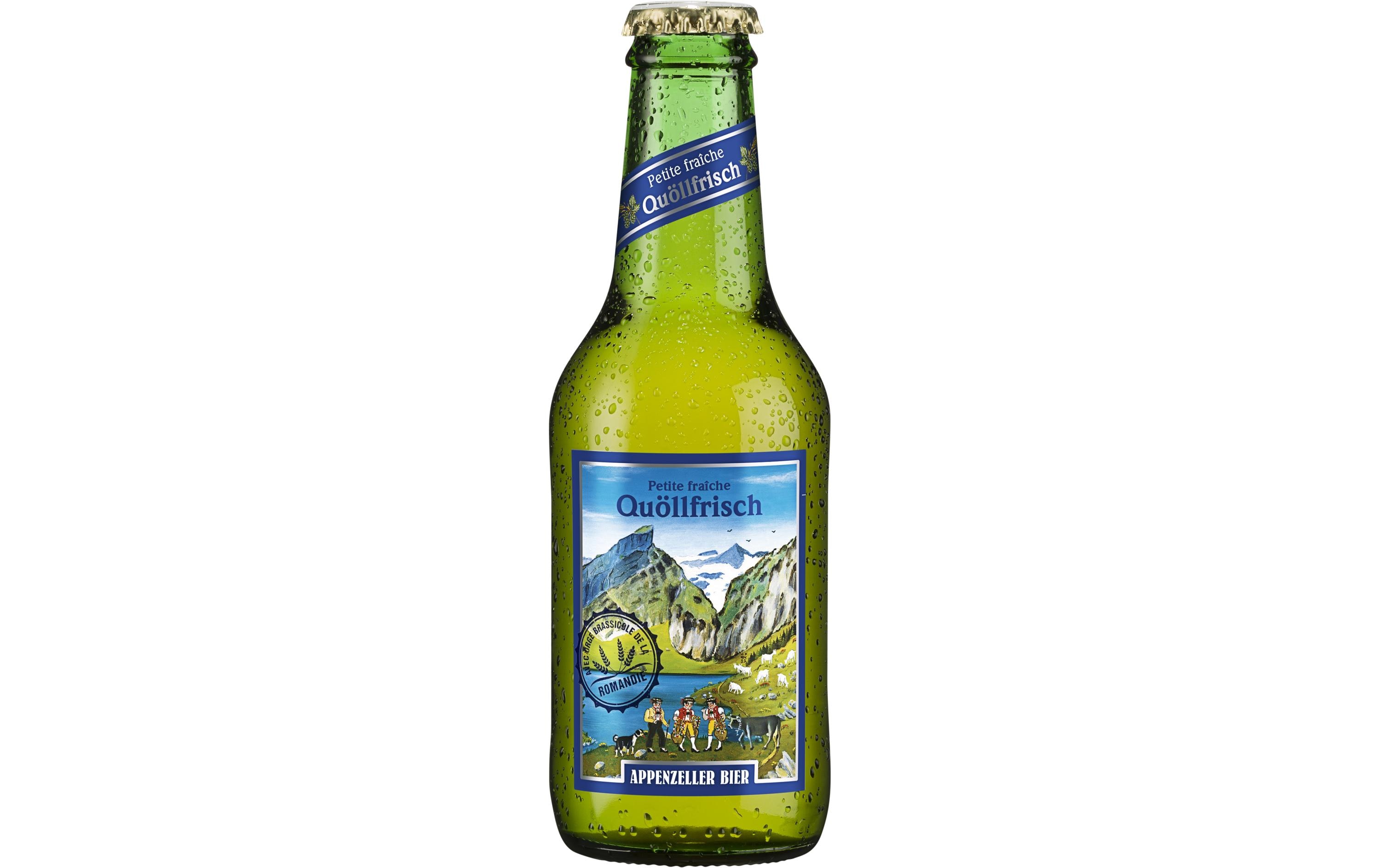 Bier Quöllfrisch Petite fraiche 12 x 0.25 lHelles Schweizer Lagerbier