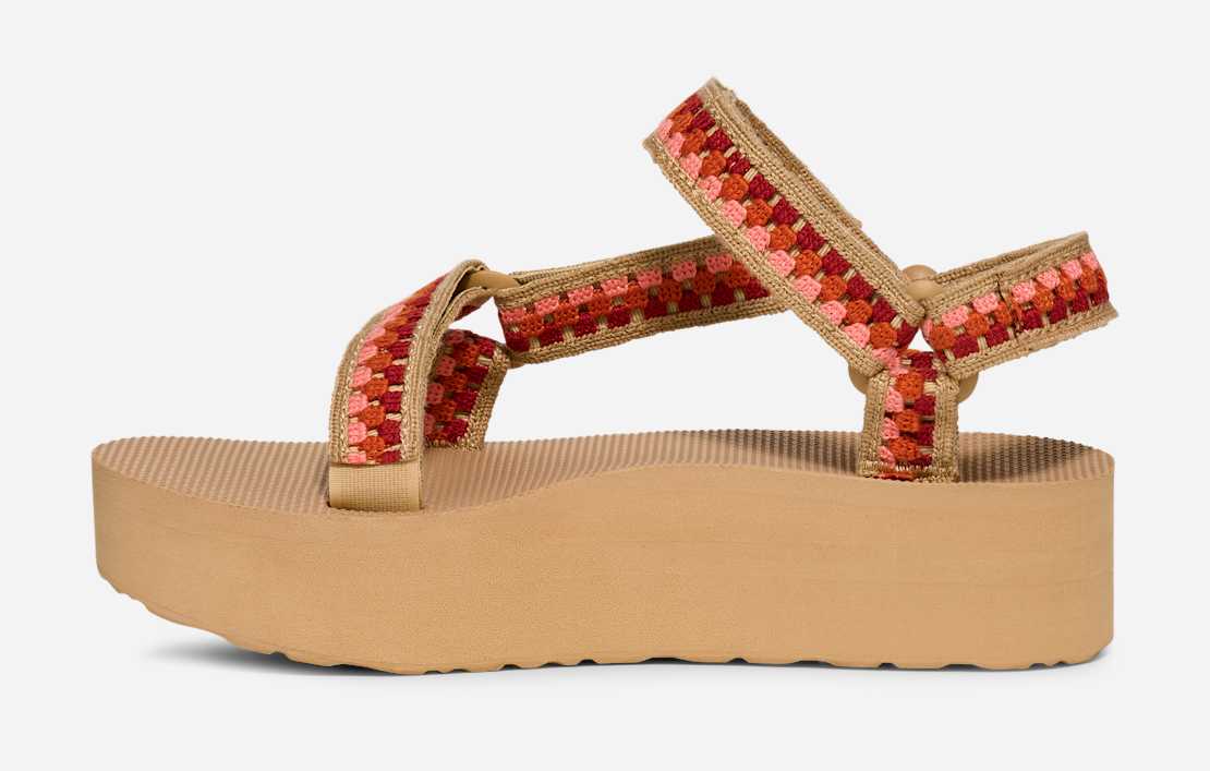 Dames Flatform Universal Sandal