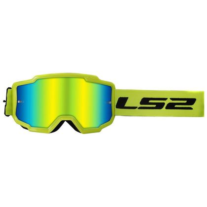 Masque cross LS2 CHARGER IRIDIUM VISOR 2024 - Jaune