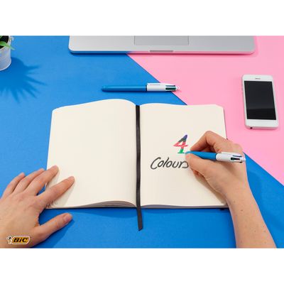 BIC 4 Couleurs Original - Stylo à bille 4 couleurs