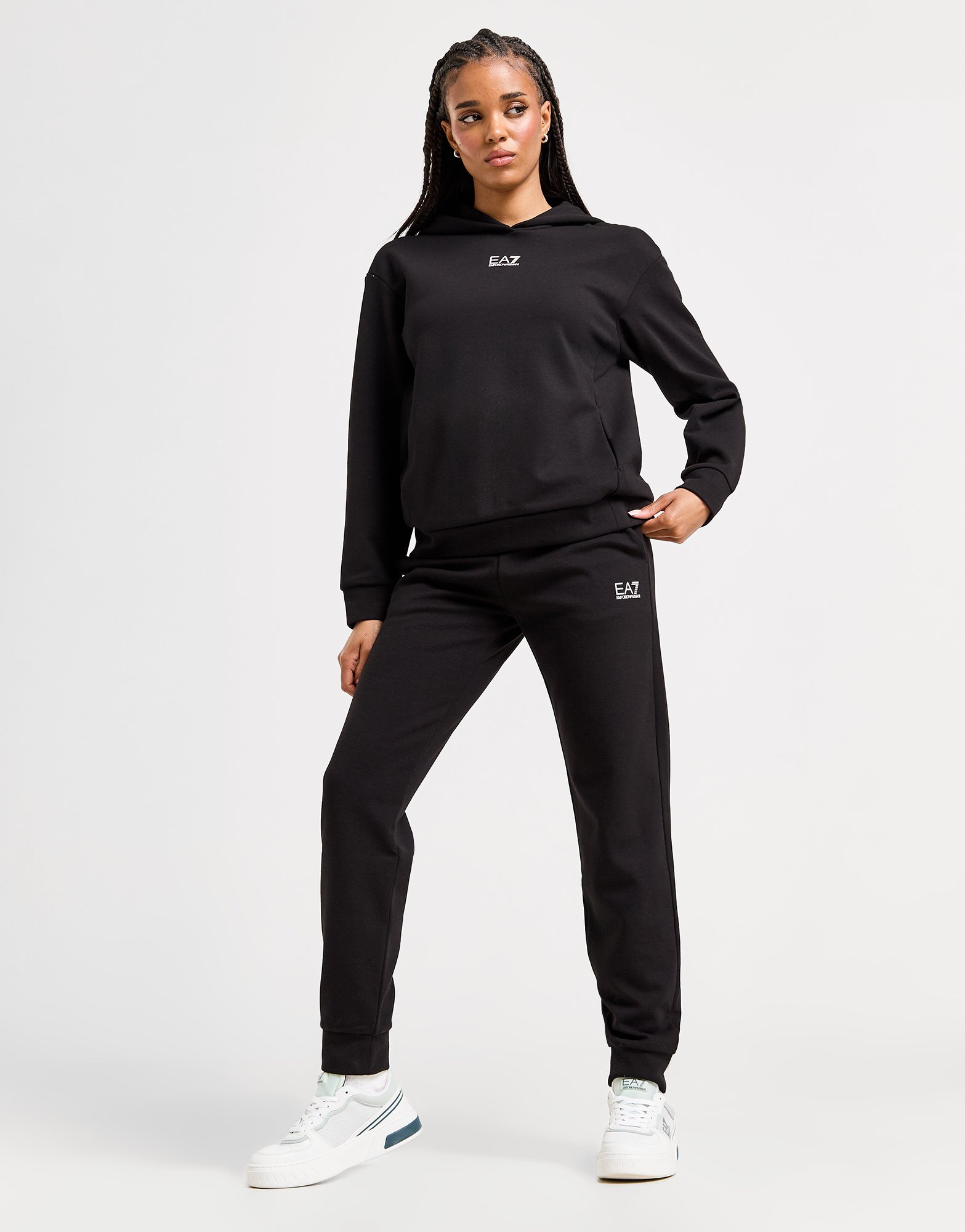 Emporio Armani EA7 Sweat à Capuche Essential Femme