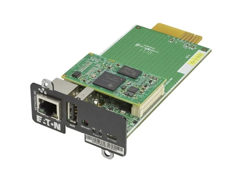 Eaton Cybersecure Gigabit NETWORK-M2 Card for UPS and PDU, UL 2900-1 and IEC 62443-4-2 Certified - Adapter for fjernadministration - Gigabit Ethernet x 1 - for 5P 1500 RACKMOUNT